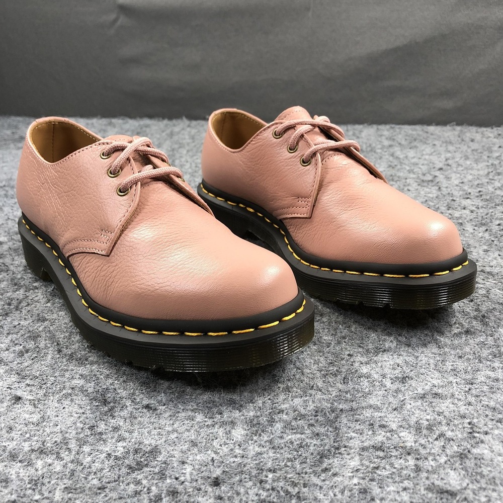 Dr. Martens Shoes Womens 7 Pink Leather 24256 Lace Up Oxford Casual Comfort